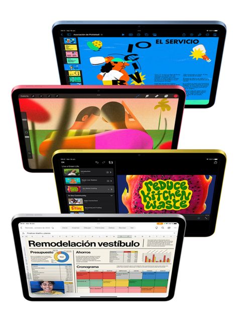 Apple iPad 10.9" WiFi 256GB 10a Generación Color Plata-5
