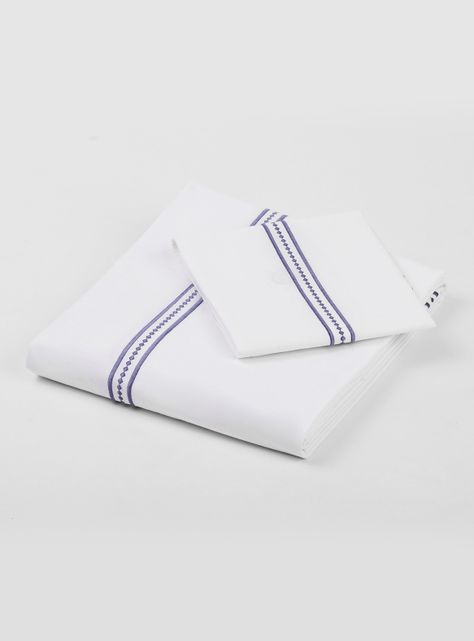 Cubreplumón Bordado Diamond Denim 200 Hilos 2 Plazas-1