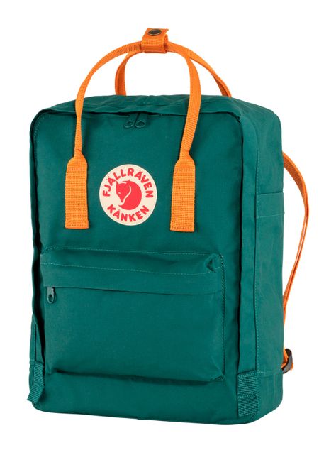 Mochila Kanken Classic Artic Green-Spicy Orange-2