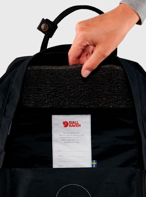 Mochila Kanken Laptop 15 Black-3