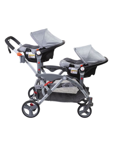 Coche Duo LX Gris Bebesit-4