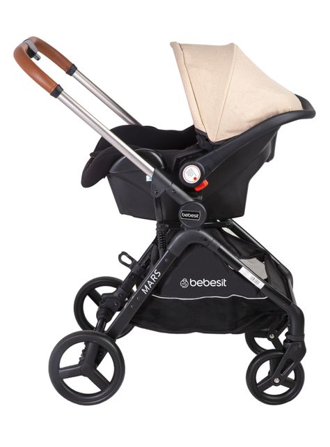Coche Travel System Mars LX Beige Bebesit-3