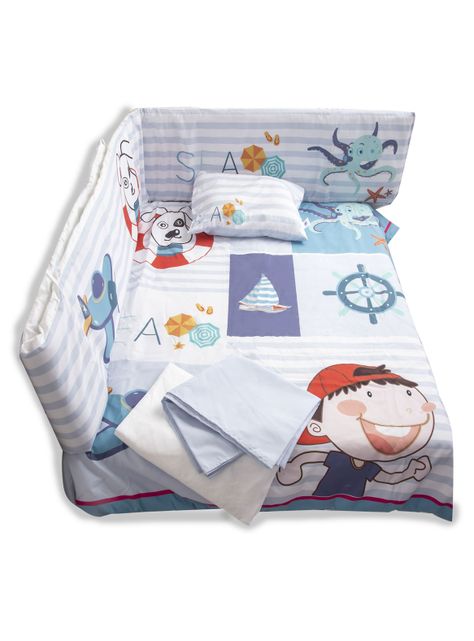 Set de Cuna Perrito Marino 5 Piezas Bebesit-1