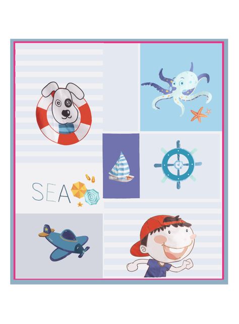 Set de Cuna Perrito Marino 5 Piezas Bebesit-5