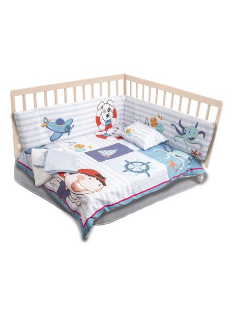 Set de Cuna Perrito Marino 5 Piezas Bebesit-2
