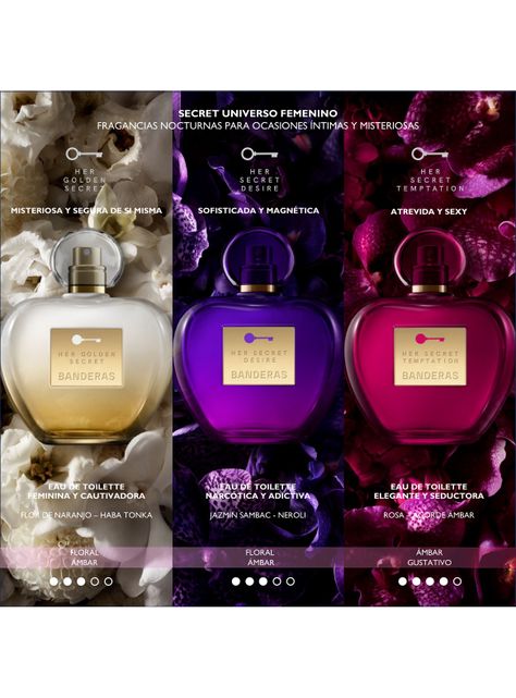 Perfume Her Secret Temptation Banderas EDT Mujer 80 ml-4