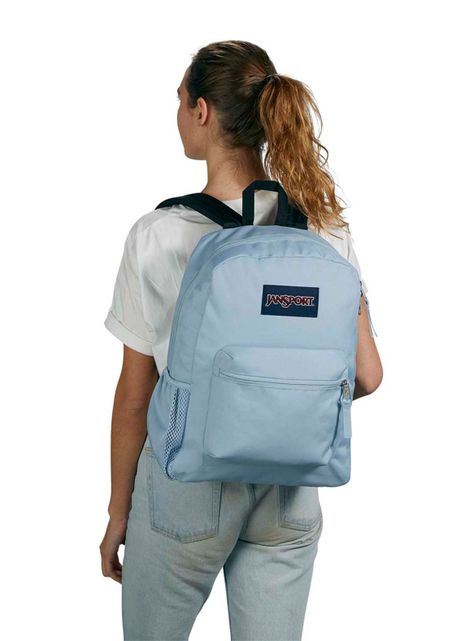 Mochila Urbana Cross Town Celeste-3