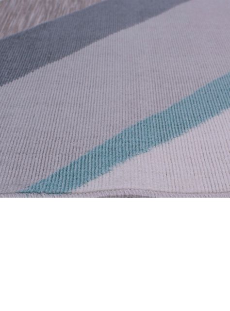 Alfombra Londres 120 x 170 cm Gris y Turquesa-1