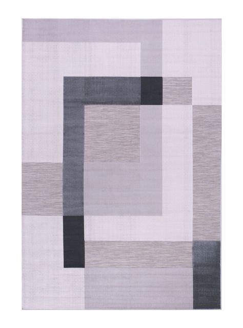 Alfombra Londres 160 x 230 cm Azul y Gris-0