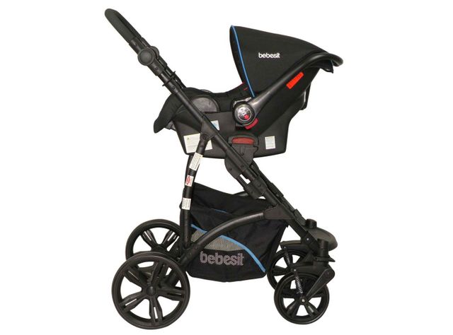 Coche Travel System Explorer Negro Bebesit-3