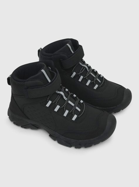 Zapato Escolar Botín Velcro y Elástico Niño-1