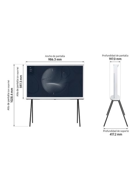 QLED 43" The Serif 4K UHD Smart TV 2022-1