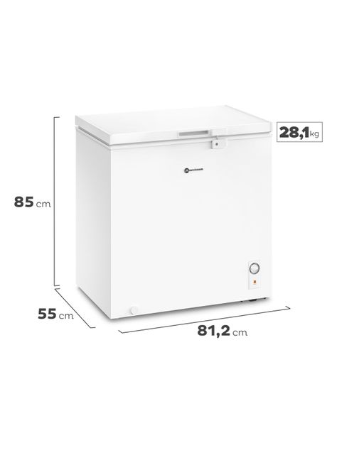 Freezer Horizontal Dual Frío Directo 198 Litros M200D-1