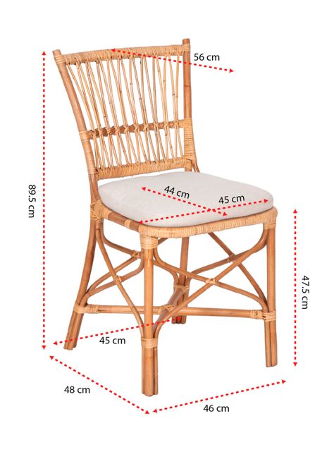 Silla Comedor Pienza Ratán-1