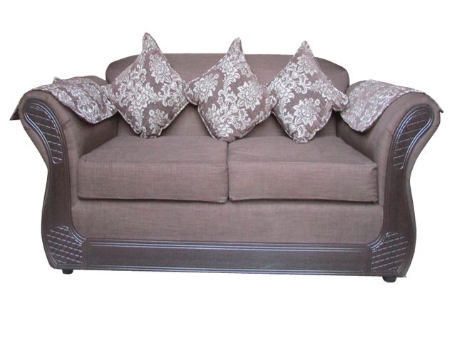 Juego Living Irlanda Chocolate: Sofá 2C + 2 Sillones 1C Chenille-2