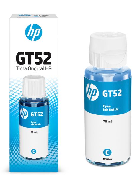 Botella Tinta HP GT52 Cyan Original-0