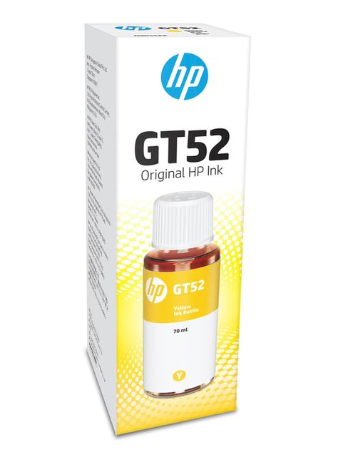 Botella Tinta HP GT52 Amarilla Original-3