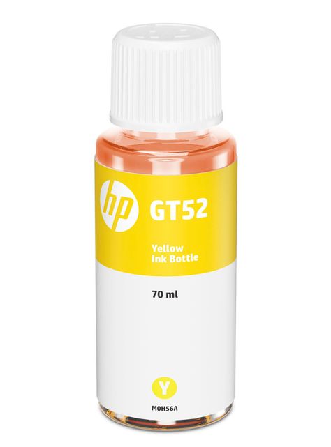 Botella Tinta HP GT52 Amarilla Original-1