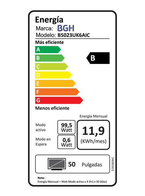 LED Android Smart TV 50" UHD 4K B5023UK6AIC-7
