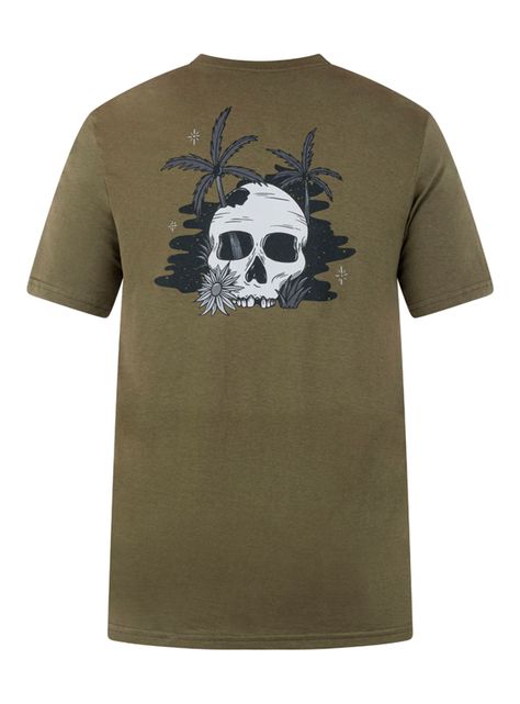 Polera Manga Corta Washed Death In Paradise-1