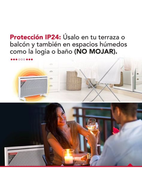 Estufa Panel Electrico Thor IRP 1500 Wifi-4