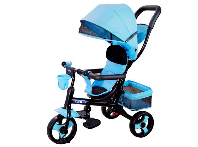 Triciclo Kidscool 4 Funciones en 1 Azul-0