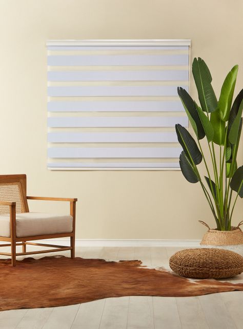 Cortina Roller Dúo Blackout 150x165 cm Blanco-6