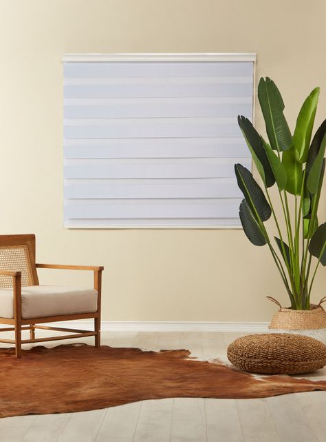 Cortina Roller Dúo Blackout 150x165 cm Blanco-5