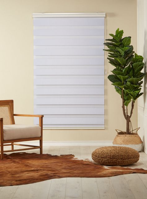 Cortina Roller Dúo Blackout 120x250 cm Blanco-5