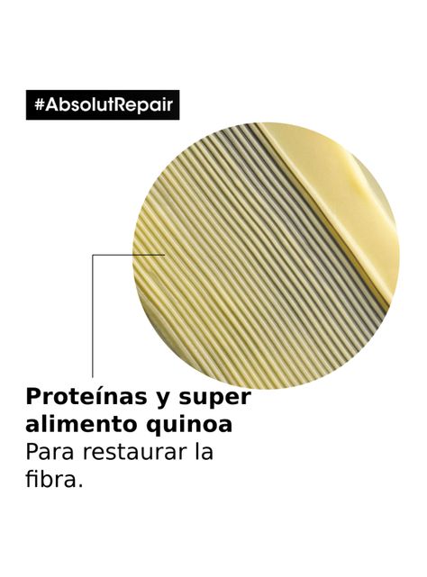 Set XL Reparación Profunda Absolut Repair Serie Expert Shampoo 750 ml + Acondicionador 500 ml L'Oréal Professionnel-4