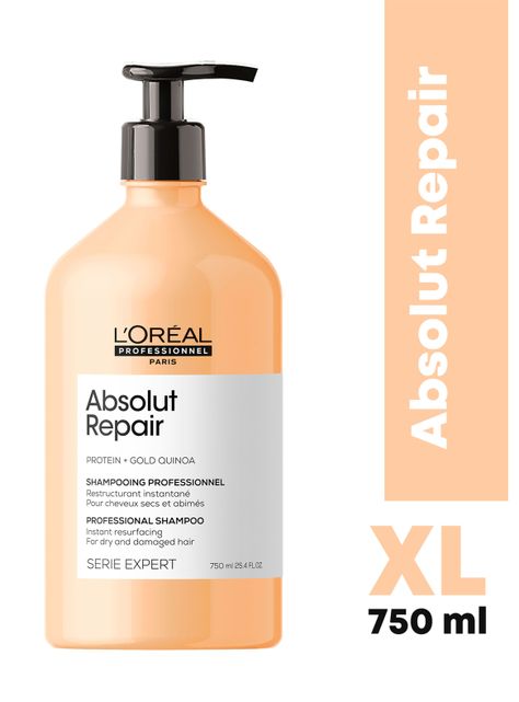 Set XL Reparación Profunda Absolut Repair Serie Expert Shampoo 750 ml + Acondicionador 500 ml L'Oréal Professionnel-1