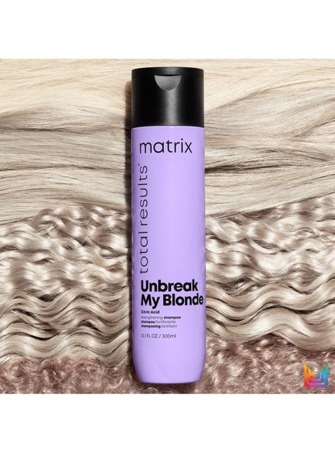Shampoo Sin Sulfatos Fortalecedor Cabello Rubio Decolorado Unbreak My Blonde 300ml-3