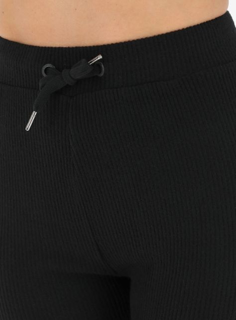 Pantalón Flores Rib Polyviscosa-2