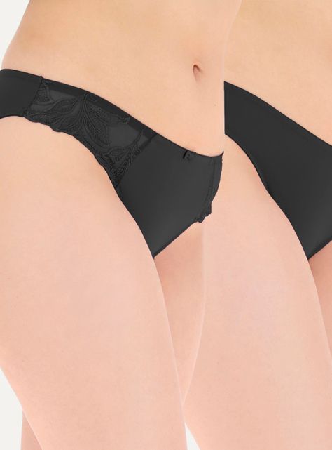 Pack 2 Bikini Rosa Bordada-0