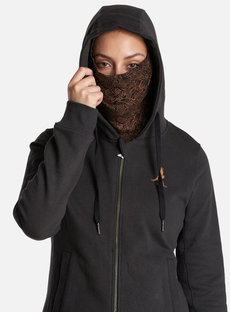 Polerón Logo Ninja Full Zip con Capucha-2