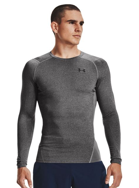Polera Under Armour Comp Ls-Gry Hombre-0