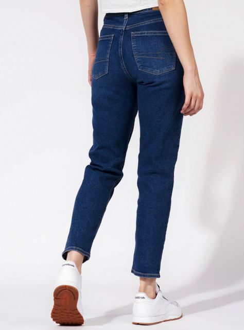 Stretch Mom Jeans-1