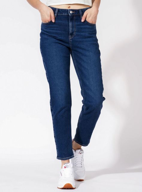 Stretch Mom Jeans-0