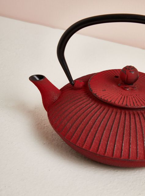 Tetera Hierro Roja 800 ml-2