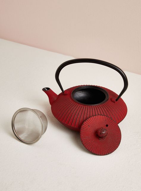 Tetera Hierro Roja 800 ml-1