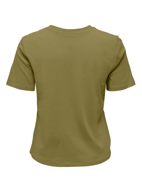 Polera Manga Corta Verde Oliva-1