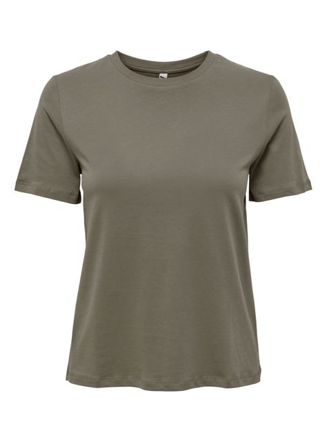 Polera Manga Corta Chocolate-0