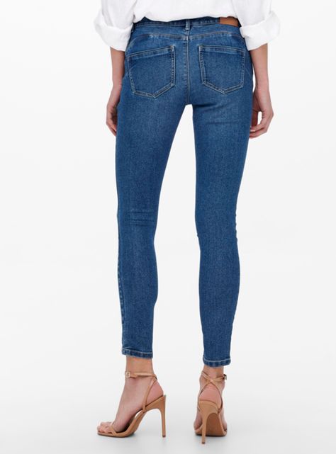 Jeans Skinny Roturas Zul-1