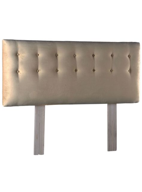 Respaldo 1.5 Plazas Botone Beige Felpa-3
