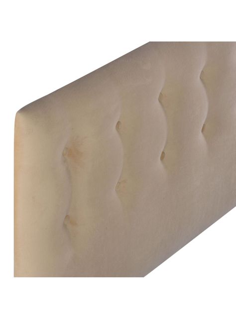 Respaldo 1.5 Plazas Botone Beige Felpa-1