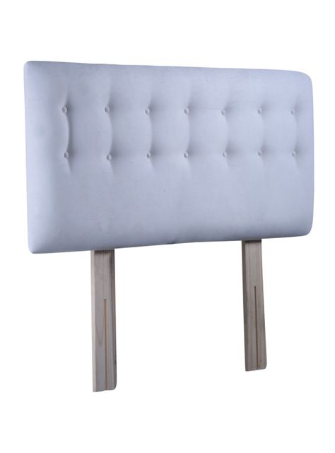 Respaldo 1.5 Plazas Botone Crema Felpa-3