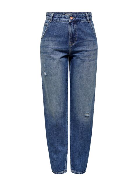 Jeans Azul de Tiro Alto-0