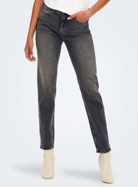 Jeans Stretch Tiro Alto Moda-0