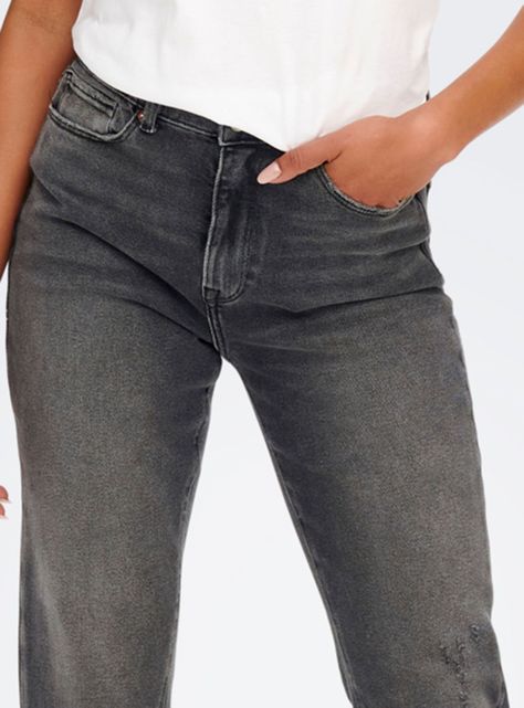 Jeans Stretch Tiro Alto Moda-2