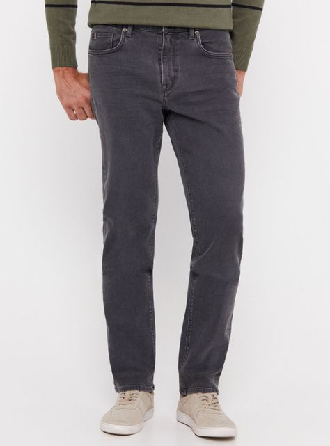 Pantalón Denim Regular Fit-0